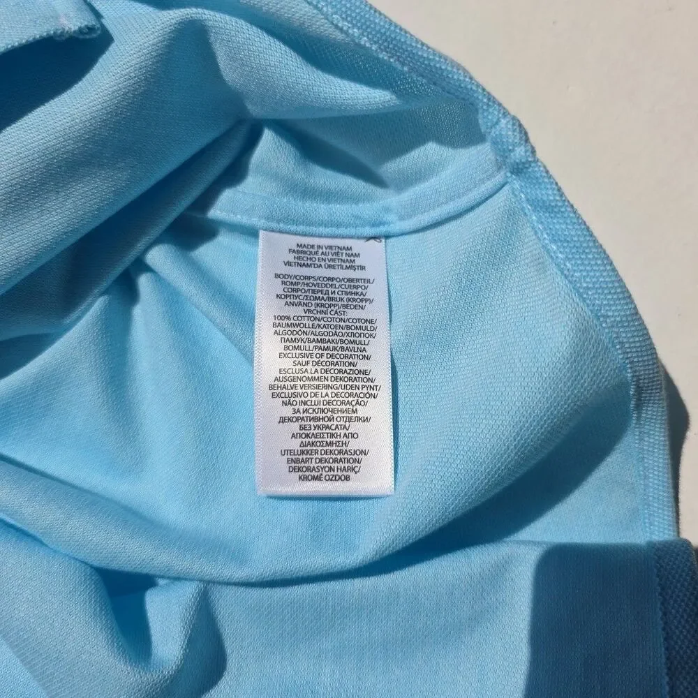 Polo Ralph Lauren Knit Oxford Long Sleeve Shirt Blue L Preppy Coastal Office NWT - Picture 5 of 11